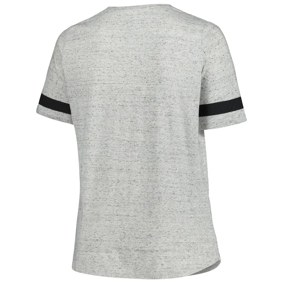 Best reviews of π Profile π© Women's Heather Gray Jacksonville Jaguars Plus Size Lace-Up V-Neck T-Shirt π₯° - Image 4