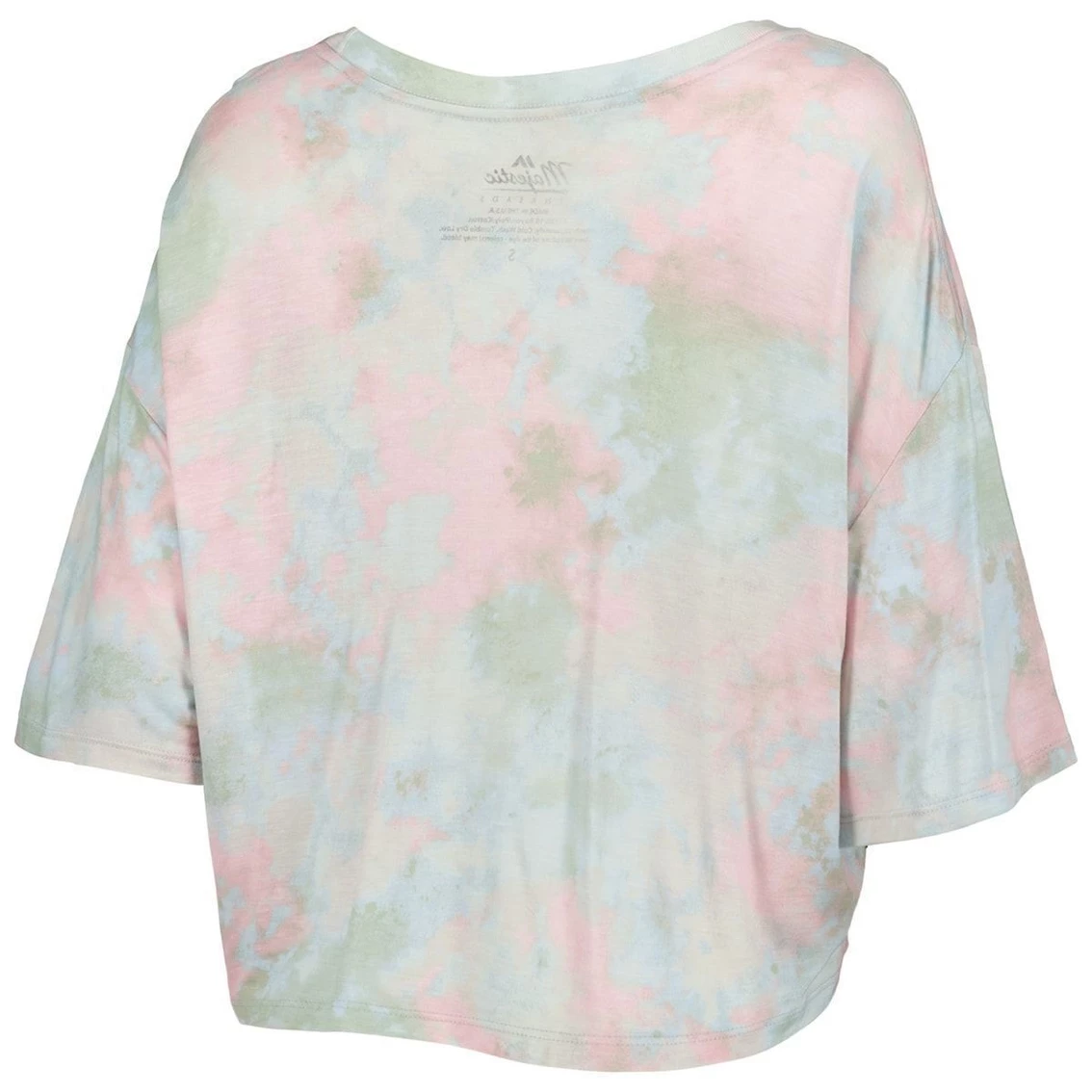 Top 10 π Women's Majestic Threads Chicago White Sox Cooperstown Collection Tie-Dye Boxy Cropped Tri-Blend T-Shirt π - Image 4