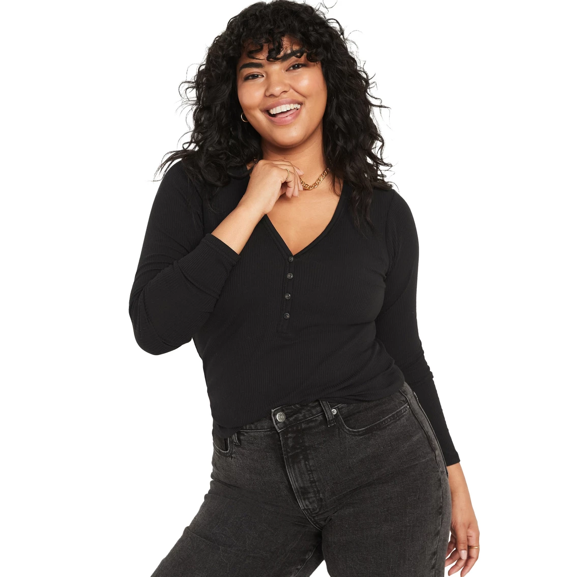 Cheap π Old Navy Plus Size Rib Vee Henley π