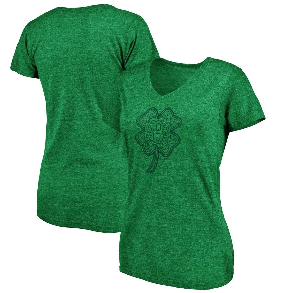 Buy π₯° Women's Fanatics Branded Kelly Green Boston Red Sox St. Patrick's Day Paddy's Pride Tri-Blend V-Neck T-Shirt π