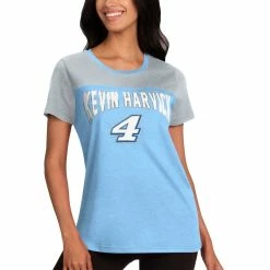 Best deal π Women's G-III 4Her By Carl Banks Light Blue/Gray Kevin Harvick Box Score T-Shirt β