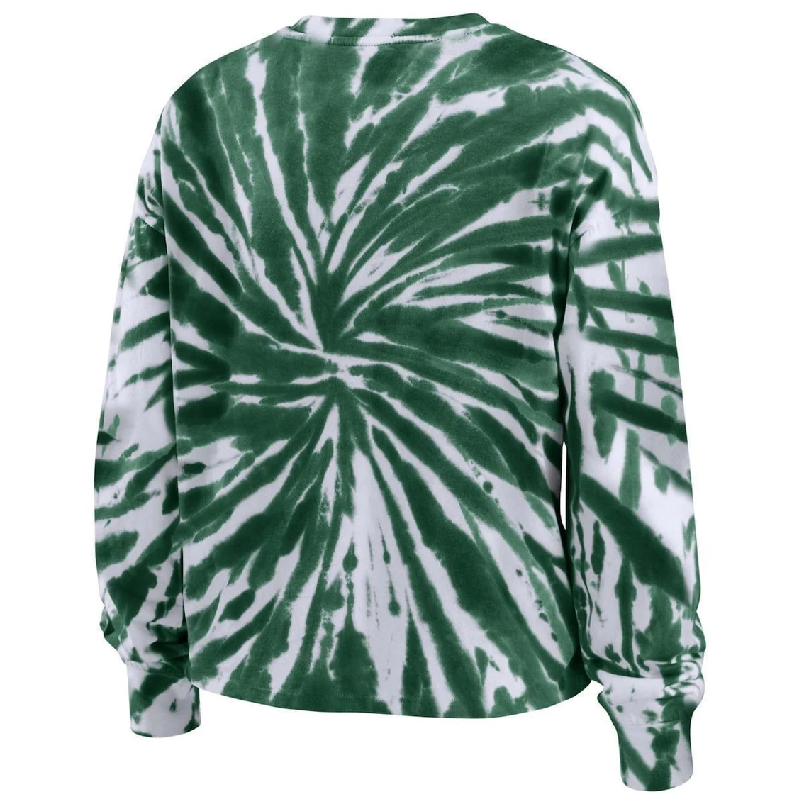 Promo π― Women's WEAR By Erin Andrews Green Michigan State Spartans Tie-Dye Long Sleeve T-Shirt π - Image 4