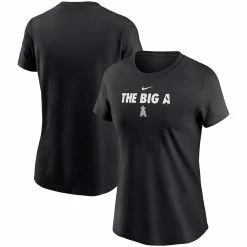 Wholesale π Women's Nike Black Los Angeles Angels Local Nickname T-Shirt π₯°
