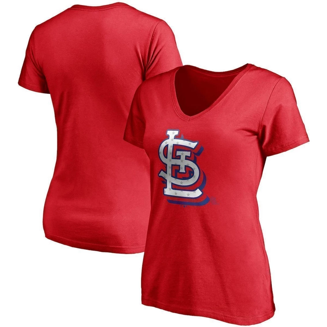 Cheapest β Women's Fanatics Branded Red St. Louis Cardinals Red White & Team V-Neck T-Shirt π