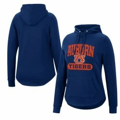 Top 10 ✨ Women's Colosseum Navy Auburn Tigers Core Crossover Pullover Hoodie 🥰