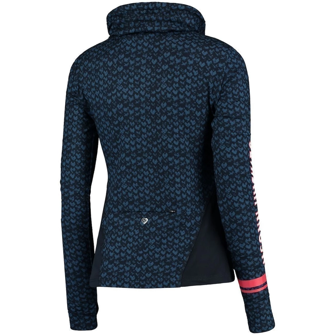 Cheap π₯ Women's Colosseum Navy UConn Huskies Scaled Cowl Neck Pullover Hoodie π - Image 4