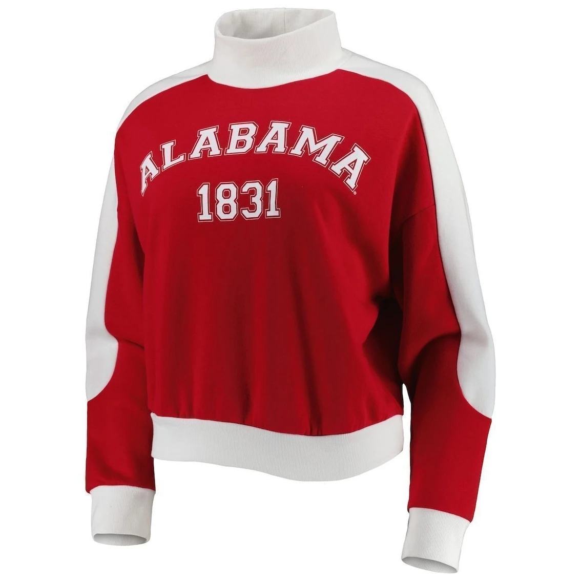 New π― Women's Gameday Couture Crimson Alabama Crimson Tide Make It A Mock Sporty Pullover Sweatshirt π - Image 3