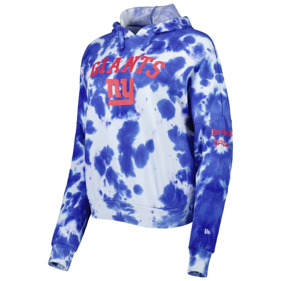 Best deal π Women's New Era Royal New York Giants Cloud Dye Fleece Pullover Hoodie β - Image 3
