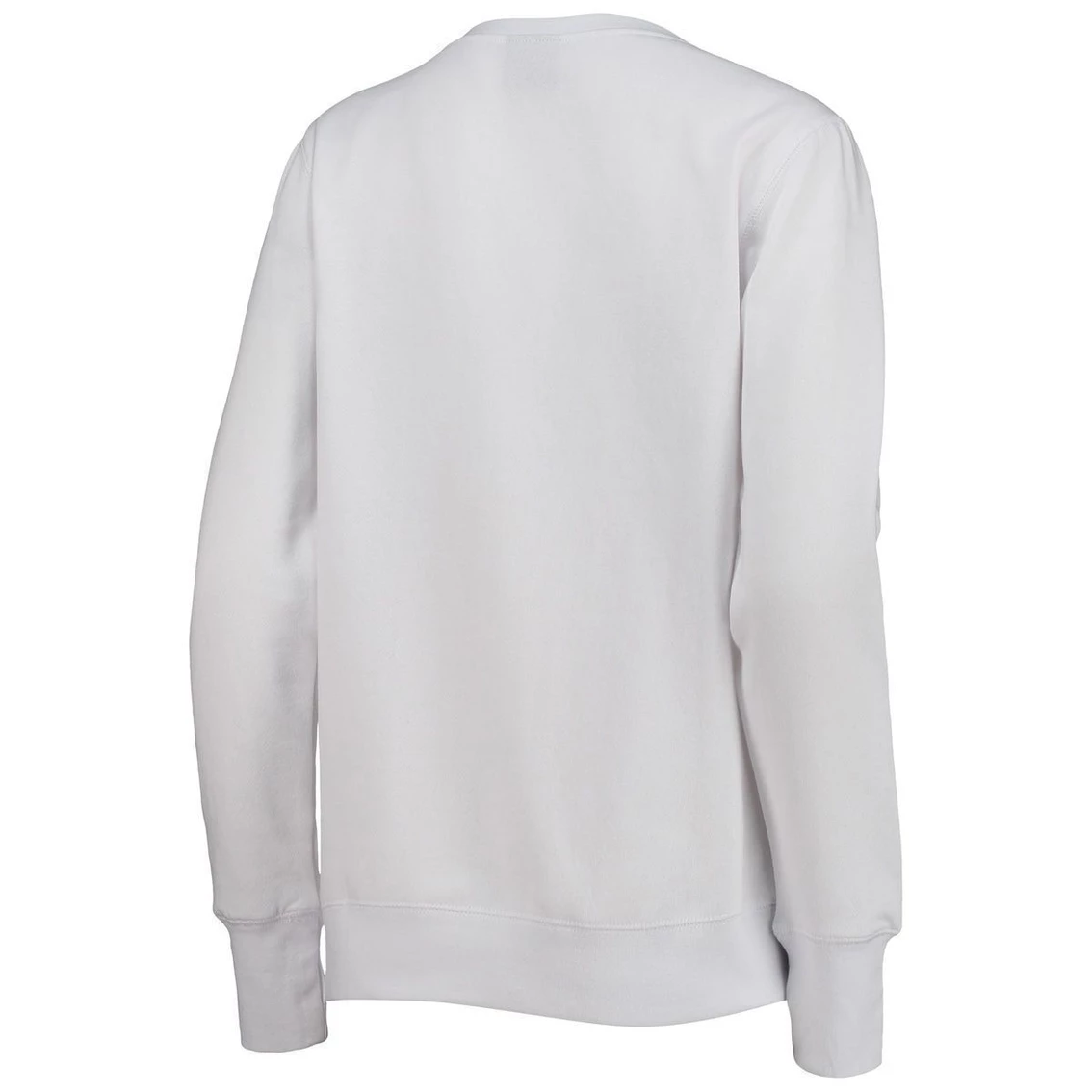 Deals π Women's Cuce White New Orleans Saints Victory V-Neck Pullover Sweatshirt π - Image 4