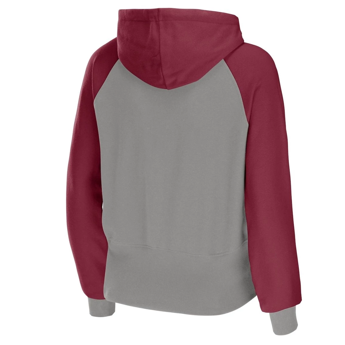Deals π Women's WEAR By Erin Andrews Gray Alabama Crimson Tide Raglan Full-Zip Hoodie β - Image 4
