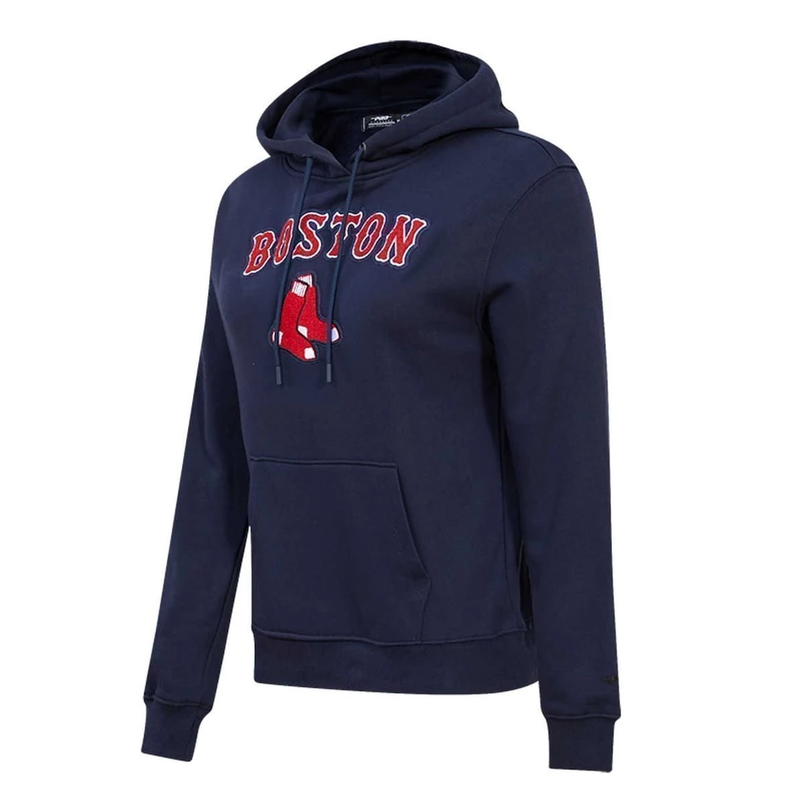 Outlet π Women's Pro Standard Navy Boston Red Sox Classic Fleece Pullover Hoodie π - Image 3