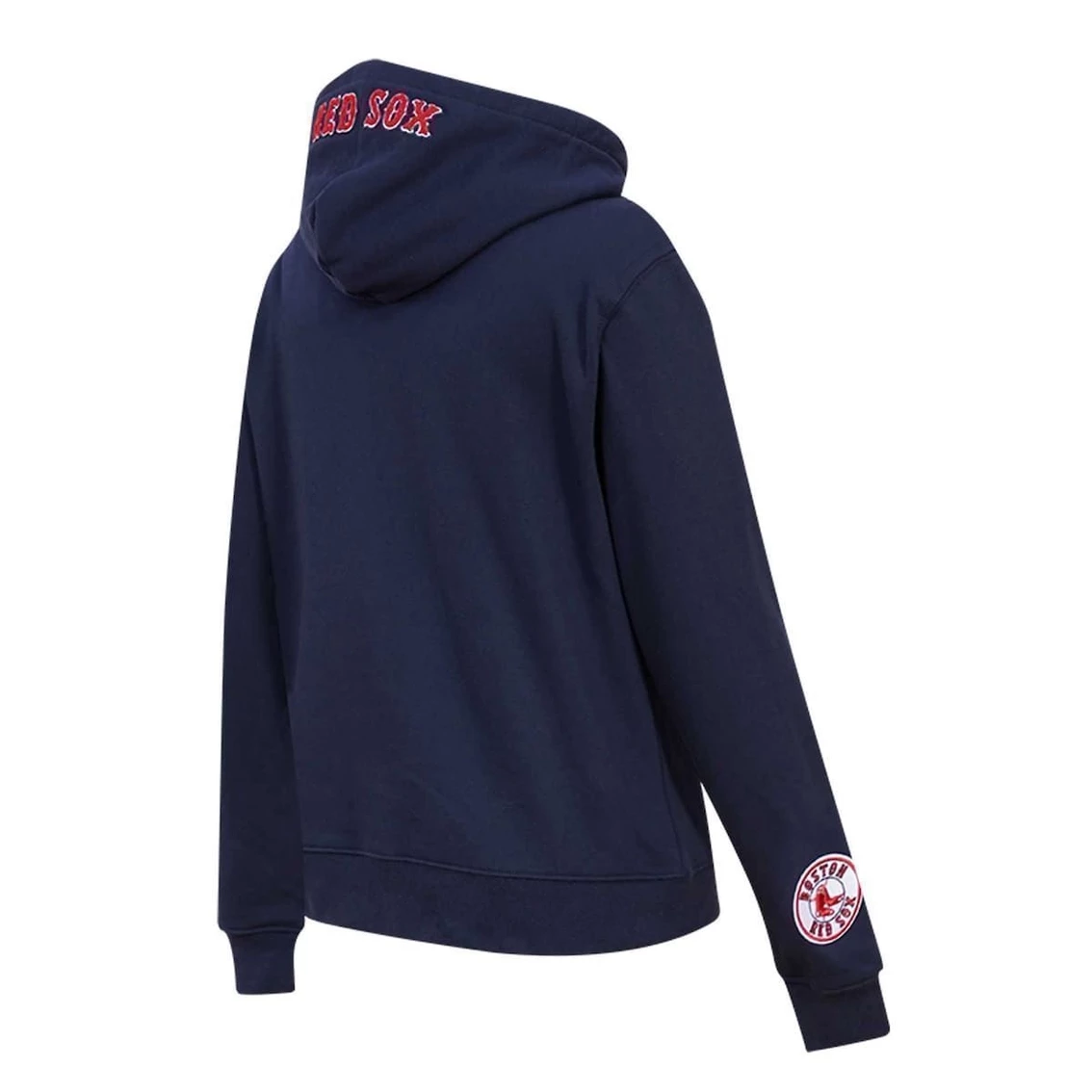 Outlet π Women's Pro Standard Navy Boston Red Sox Classic Fleece Pullover Hoodie π - Image 4