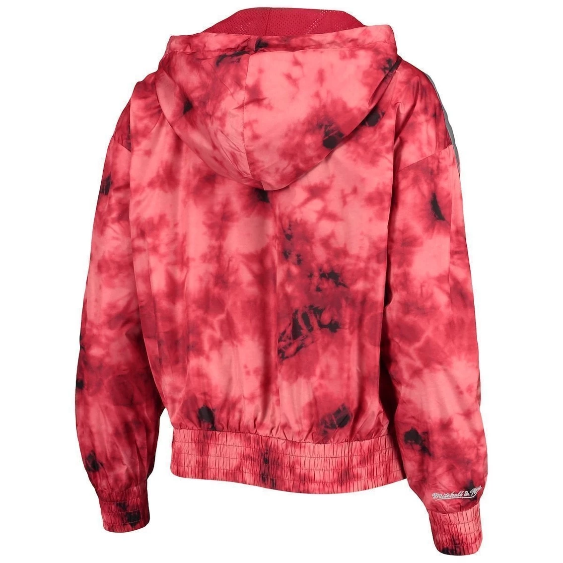 New π₯° Women's Mitchell & Ness Red Kansas City Chiefs Galaxy Full-Zip Windbreaker Hoodie Jacket π - Image 4