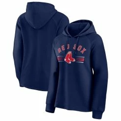Discount π Women's Fanatics Branded Navy Boston Red Sox Perfect Play Raglan Pullover Hoodie π₯