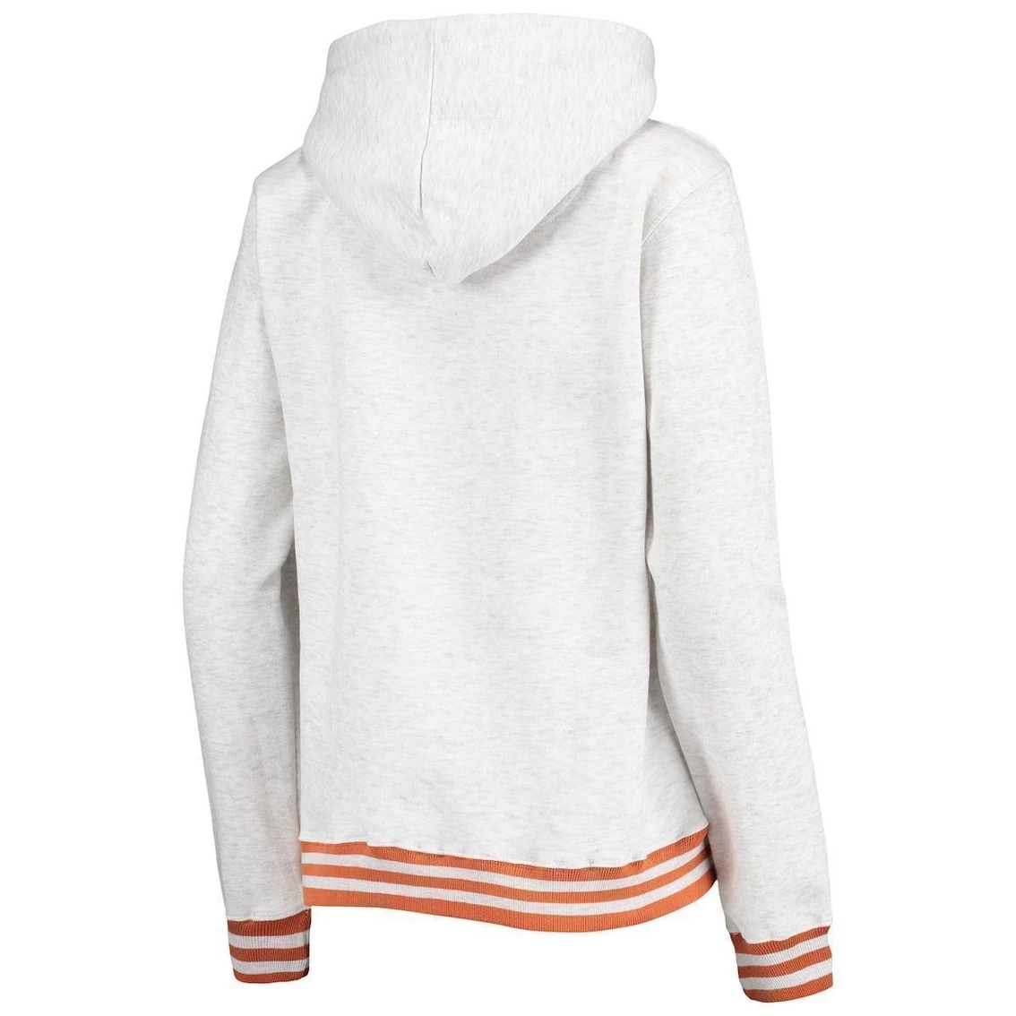 Best Sale β Women's Pressbox Ash Texas Longhorns Santa Cruz Chenille Pullover Hoodie π - Image 4