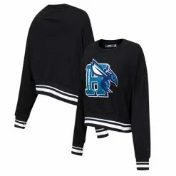 Brand new ❤️ Women's Pro Standard Black Charlotte Hornets Mash Up Pullover Sweatshirt 🎁