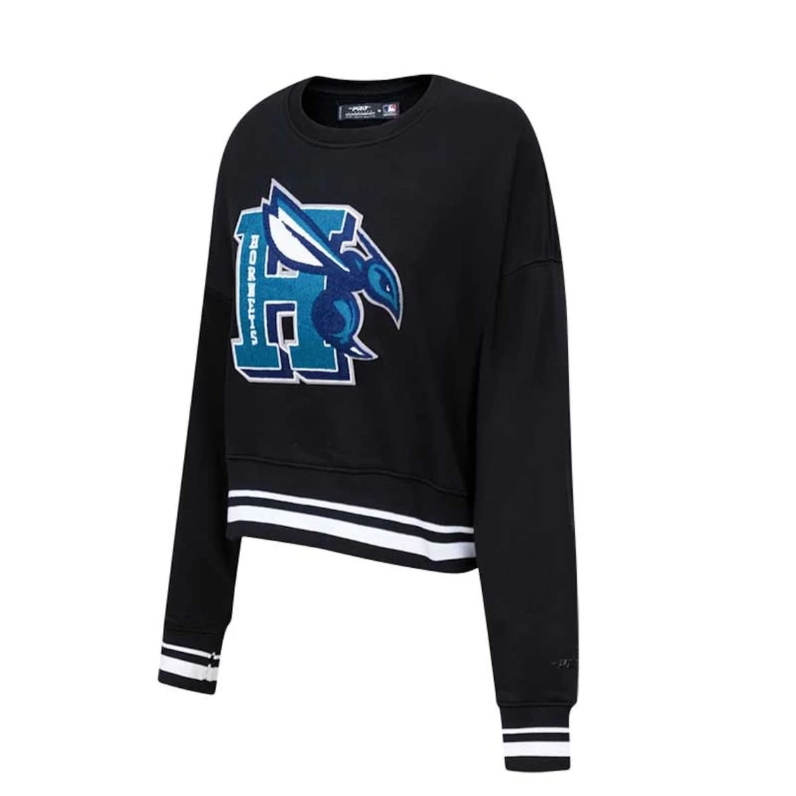 Brand new β€οΈ Women's Pro Standard Black Charlotte Hornets Mash Up Pullover Sweatshirt π - Image 3