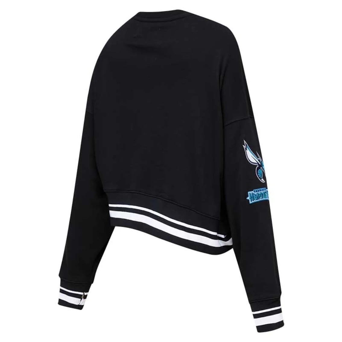 Brand new β€οΈ Women's Pro Standard Black Charlotte Hornets Mash Up Pullover Sweatshirt π - Image 4