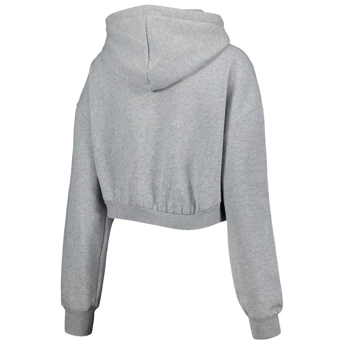 Cheapest π Women's The Wild Collective Gray Pittsburgh Steelers Cropped Pullover Hoodie π₯ - Image 4