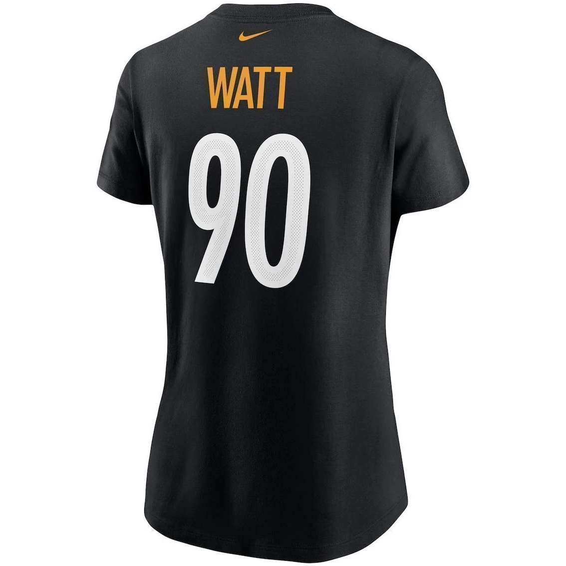 Hot Sale π― Women's Nike T.J. Watt Black Pittsburgh Steelers Name & Number T-Shirt π― - Image 4