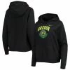 Cheap 🧨 Women's Nike Black Oregon Ducks Varsity Fleece Tri-Blend Raglan Pullover Hoodie 😉