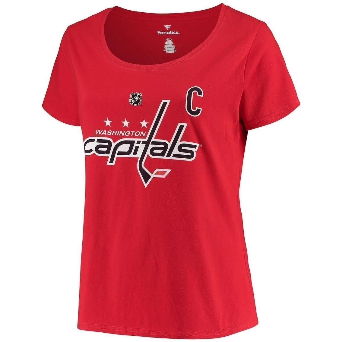Brand new βοΈ Women's Fanatics Branded Alexander Ovechkin Red Washington Capitals Plus Size Name & Number Scoop Neck T-Shirt π - Image 3