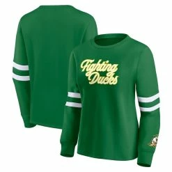 Cheap π Women's Fanatics Branded Green Oregon Ducks Home Stretch Pullover Sweatshirt βοΈ