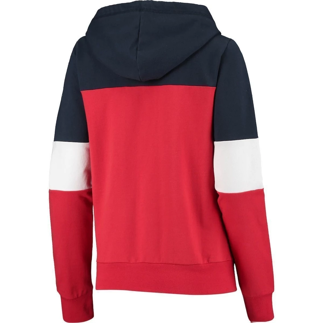 Best deal π Women's New Era Red St. Louis Cardinals Colorblock French Terry Full-Zip Hoodie β¨ - Image 4