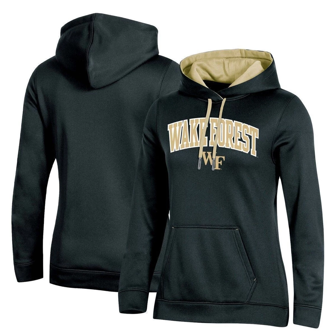 Discount π Women's Champion Black Wake Forest Demon Deacons Arch Logo 2.0 Pullover Hoodie β€οΈ - Image 2