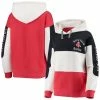 New 🌟 Women's Soft As A Grape Navy/Red Boston Red Sox Rugby Pullover Hoodie ✨