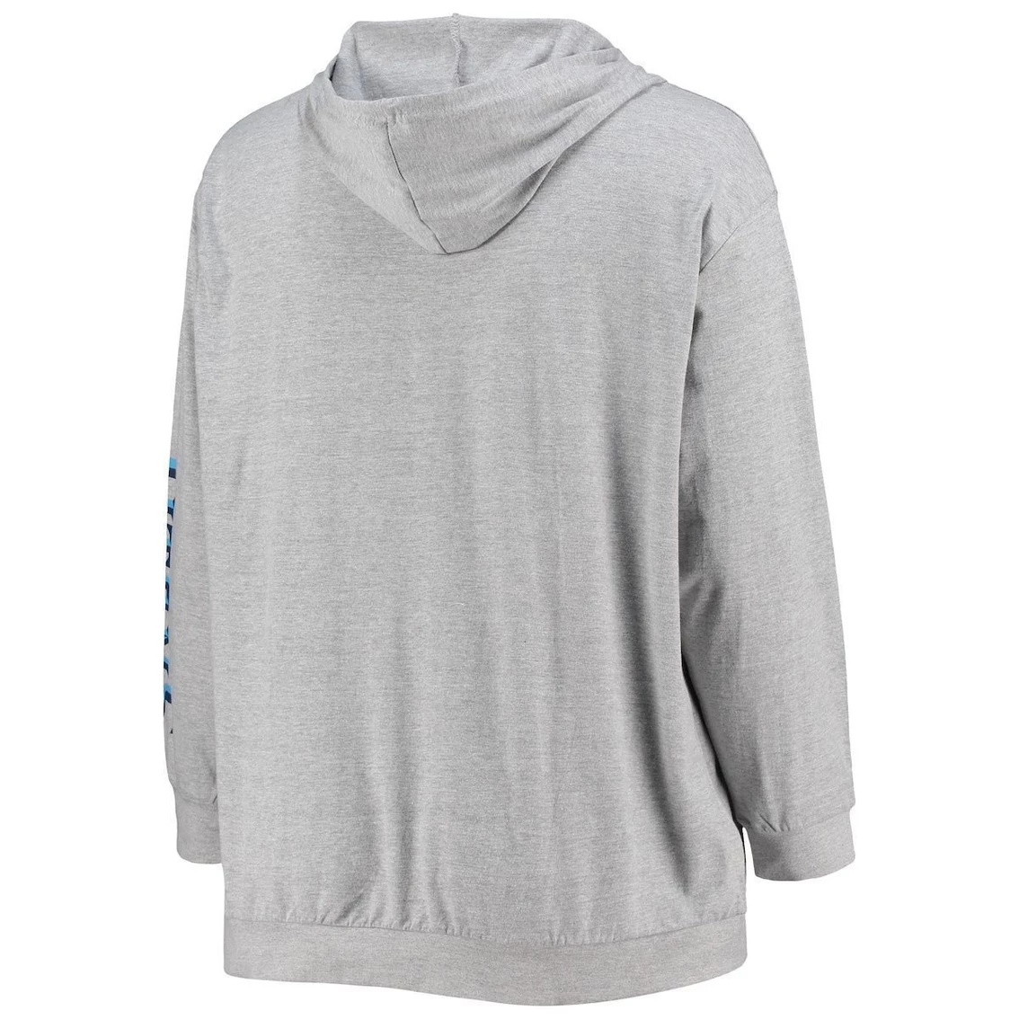 Coupon β Women's Fanatics Branded Heathered Gray Tennessee Titans Plus Size Lace-Up Pullover Hoodie π - Image 4