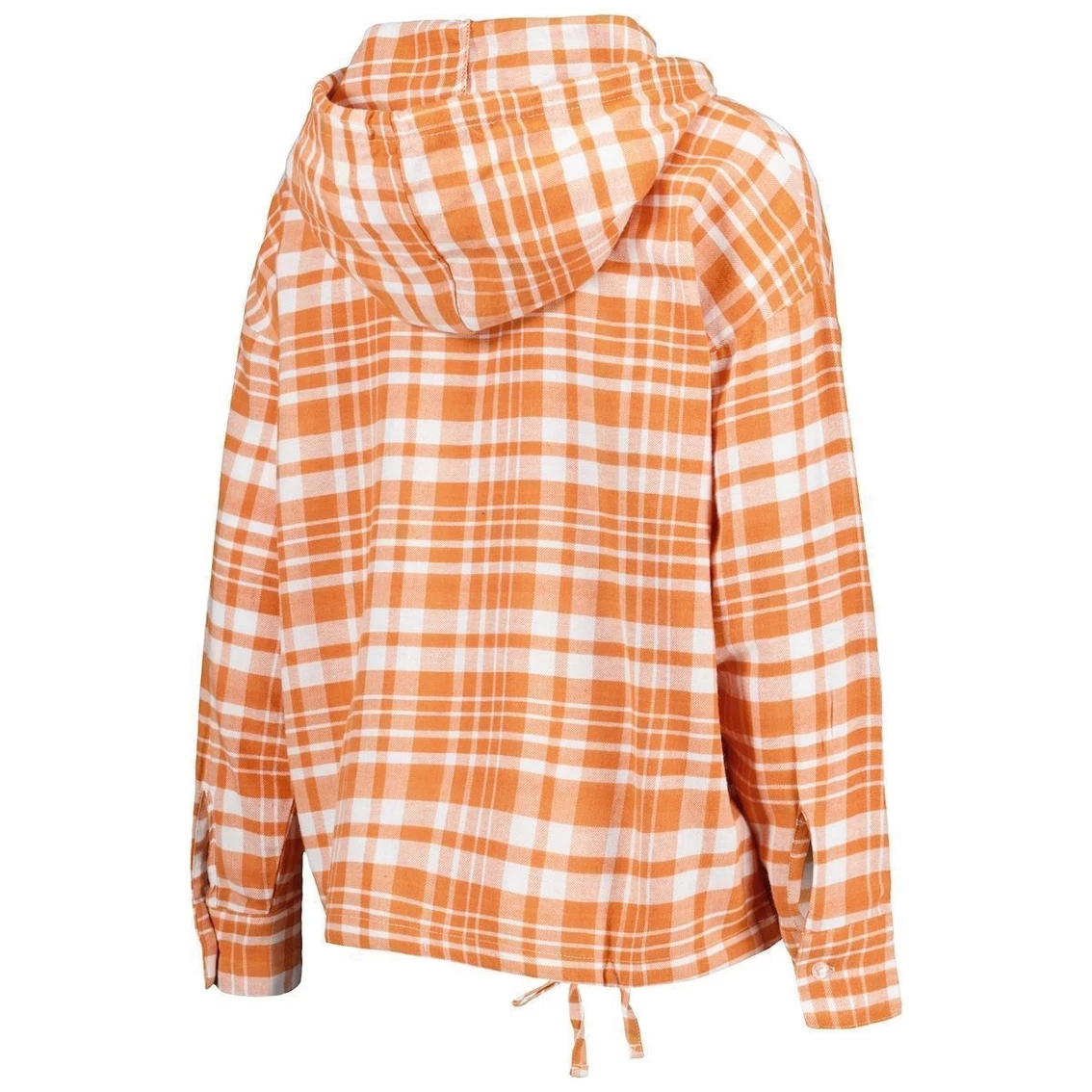 Flash Sale π Women's Concepts Sport Texas Orange Texas Longhorns Mainstay Plaid Pullover Hoodie π - Image 4