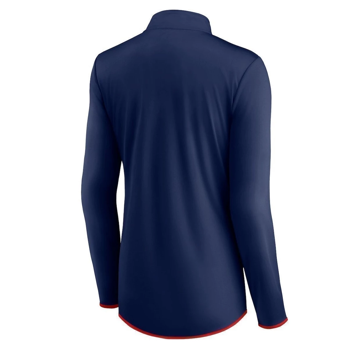 Best Sale π₯ Women's Fanatics Branded Navy/Red Cleveland Indians Primary Logo Quarter-Zip Jacket π₯° - Image 4