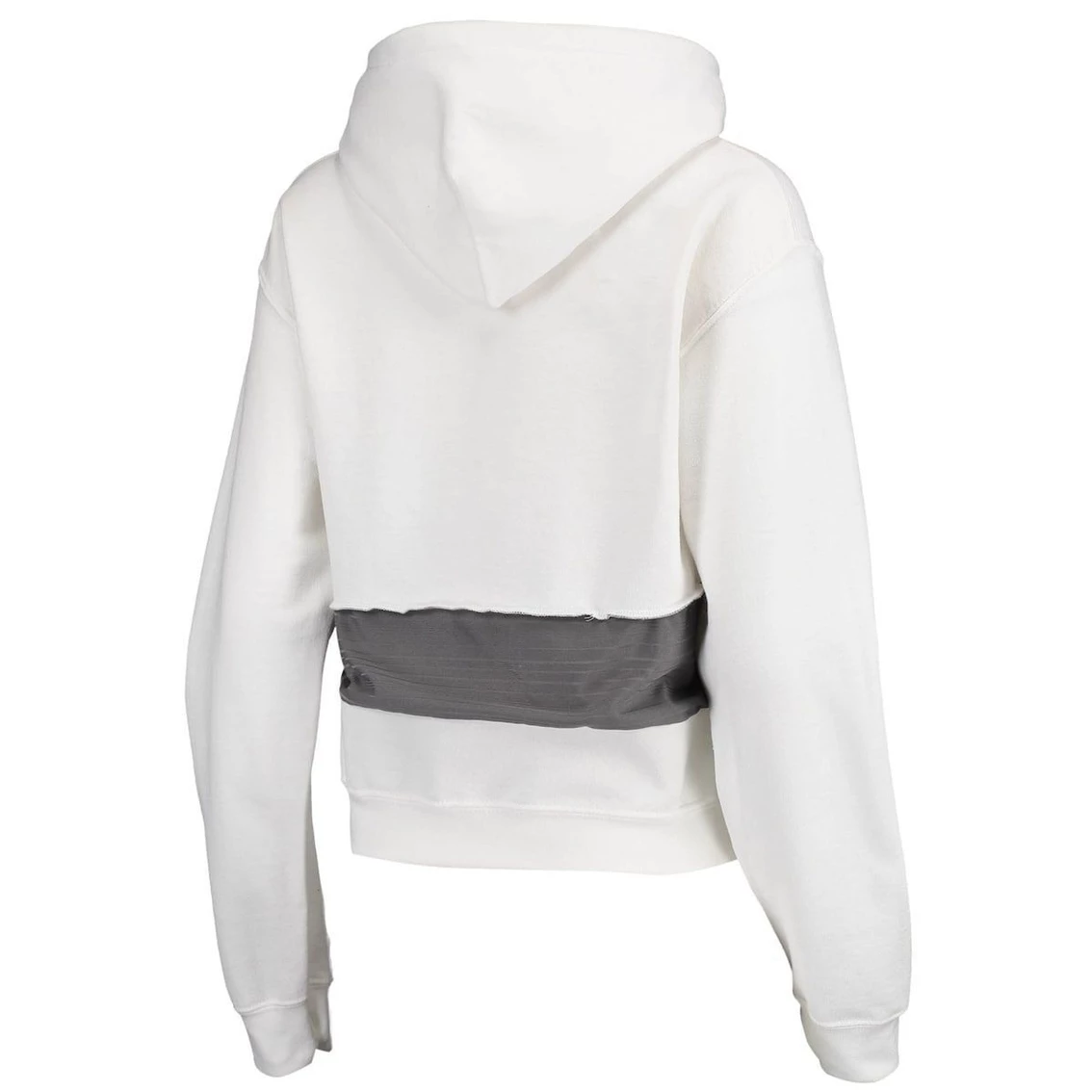 Best Sale β Women's Refried Apparel White Houston Texans Sustainable Crop Dolman Pullover Hoodie β¨ - Image 4