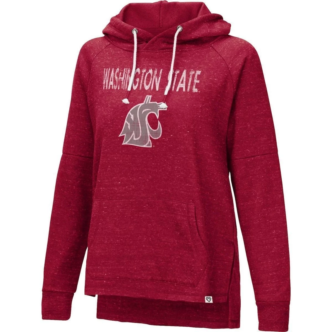 Discount β Women's Colosseum Crimson Washington State Cougars Nollie Raglan Slub Pullover Hoodie π₯° - Image 3