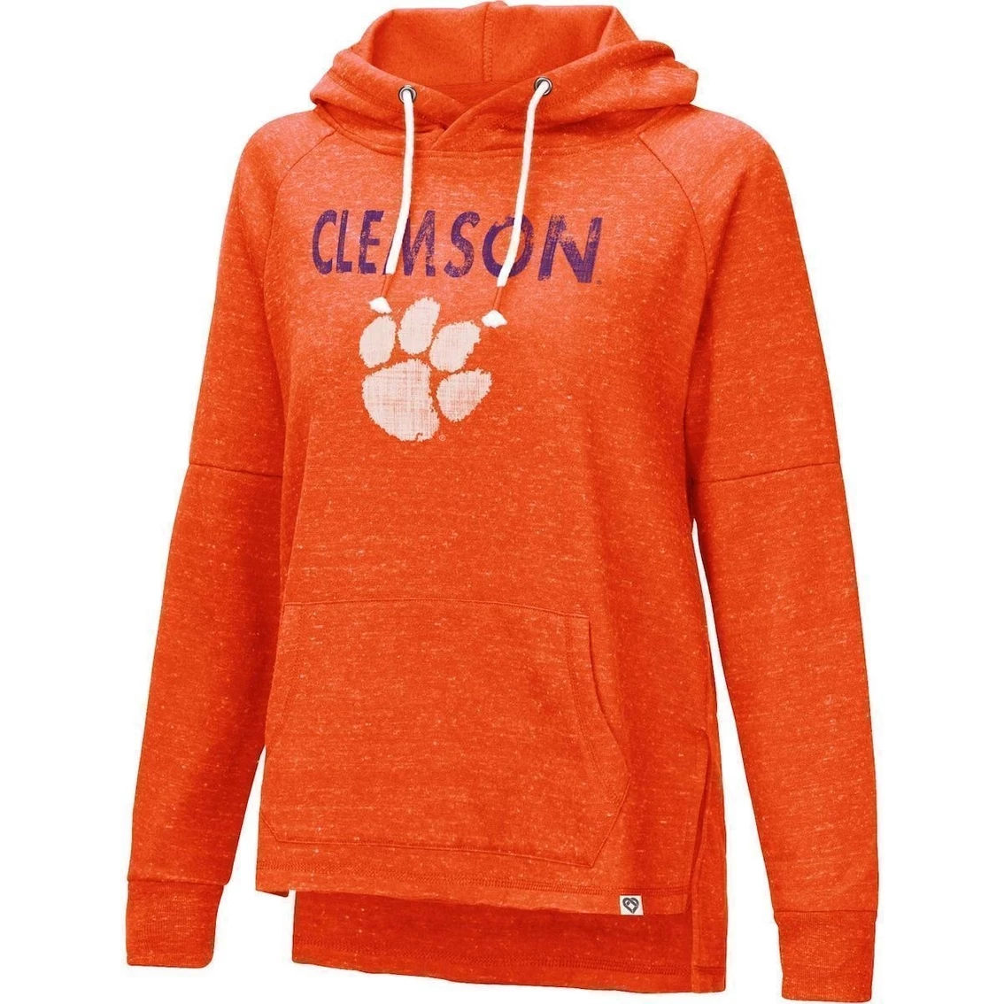 Buy π Women's Colosseum Orange Clemson Tigers Nollie Raglan Slub Pullover Hoodie βοΈ - Image 3