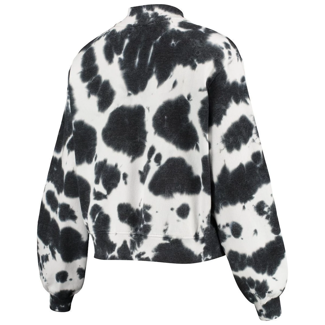 Best Sale π Women's Junk Food Black Boston Celtics Tie-Dye Pullover Sweatshirt βοΈ - Image 4