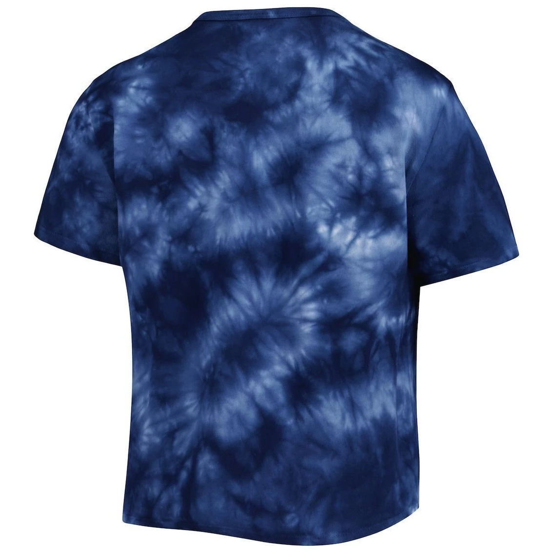 Discount β Women's ZooZatz Navy North Carolina Tar π Heels Cloud-Dye Cropped T-Shirt π - Image 4