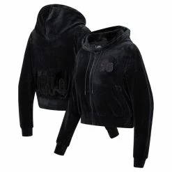 Best reviews of ✔️ Women's Pro Standard Philadelphia 76ers Triple Black Velour Full-Zip Hoodie 🌟