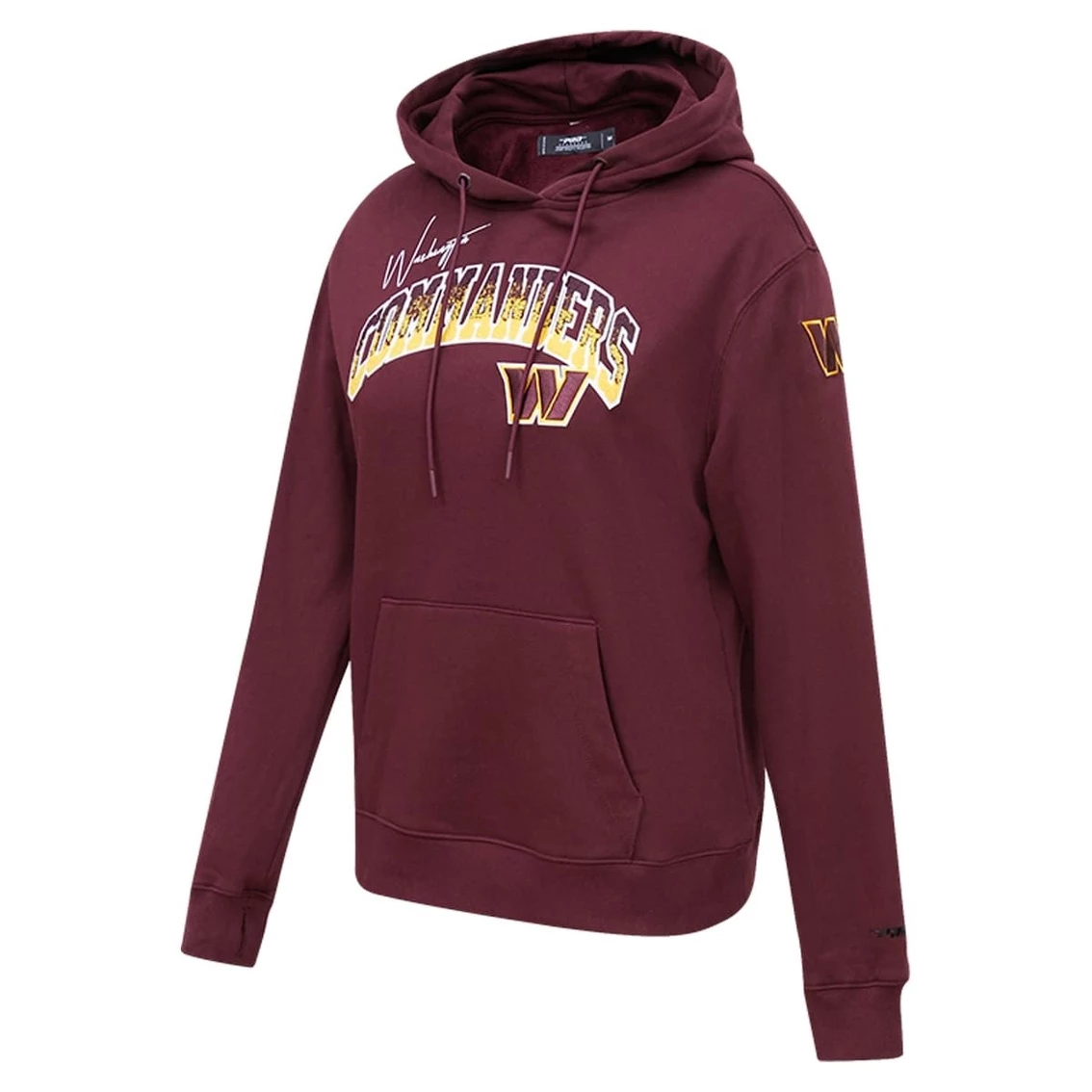 Budget π Women's Pro Standard Burgundy Washington Commanders Local Patch Pullover Hoodie βοΈ - Image 3