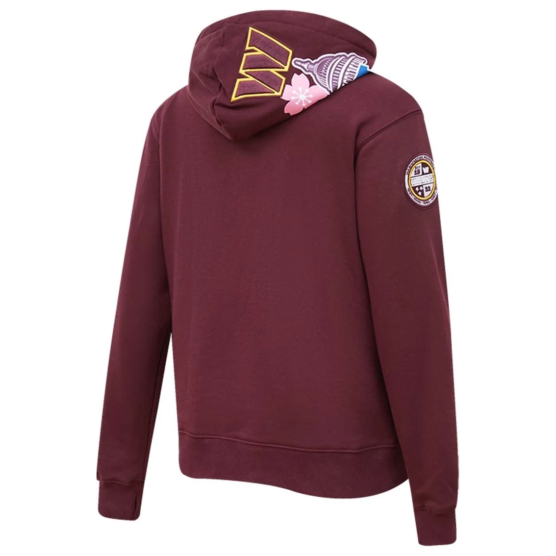 Budget π Women's Pro Standard Burgundy Washington Commanders Local Patch Pullover Hoodie βοΈ - Image 4