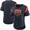 Buy 👍 Women's Nike Heather Navy Chicago Bears Primary Logo Fashion Top ⭐