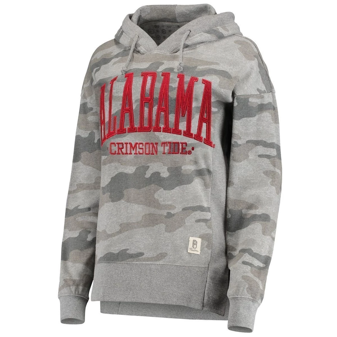 Cheapest π Women's Pressbox Camo Alabama Crimson Tide Lorenzo Pullover Hoodie β€οΈ - Image 3