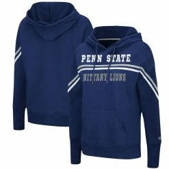 Discount π Women's Colosseum Navy Penn State Nittany Lions Meemaw Pullover Hoodie π
