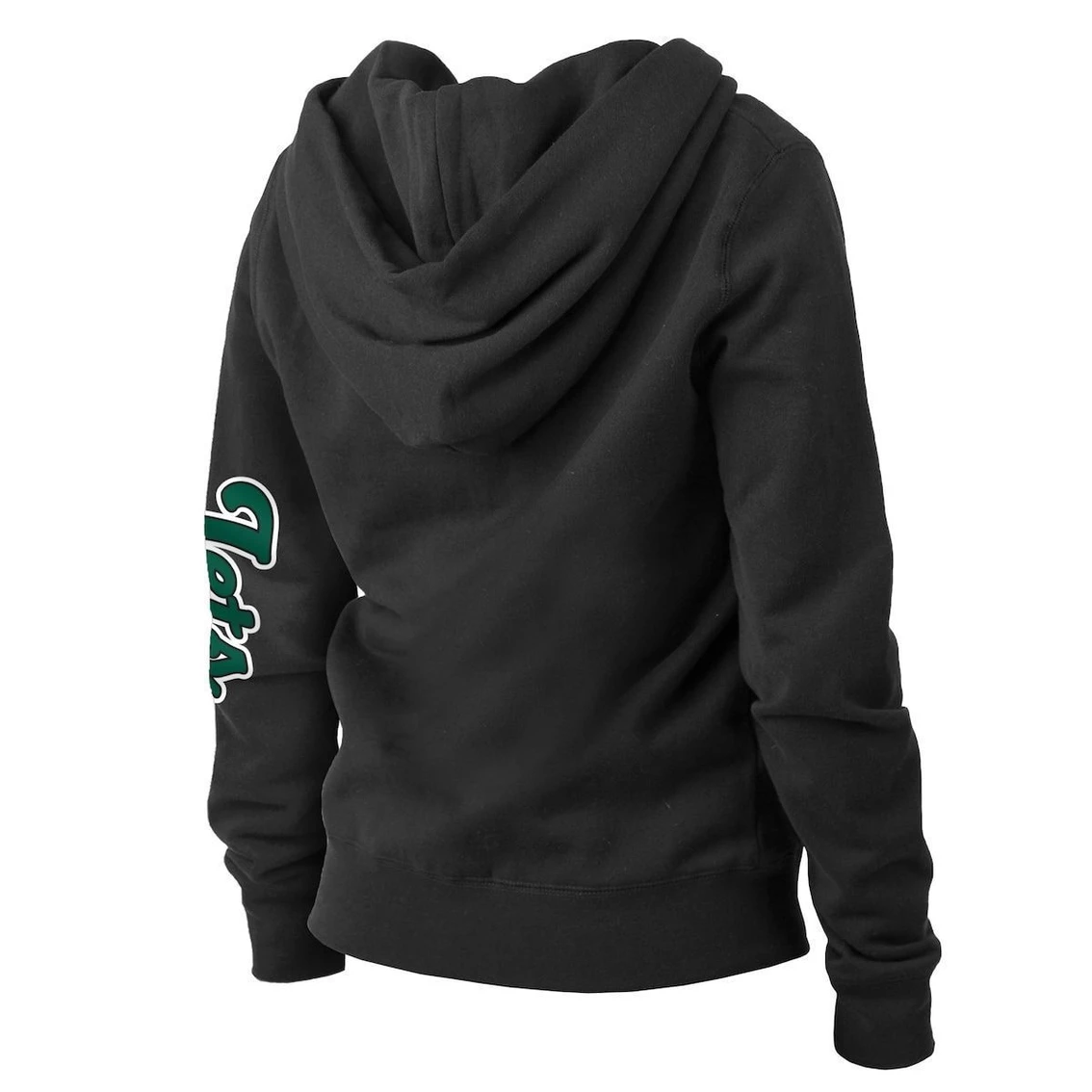 Best reviews of π Women's New Era Black New York Jets Playmaker Fleece Full-Zip Hoodie π - Image 4