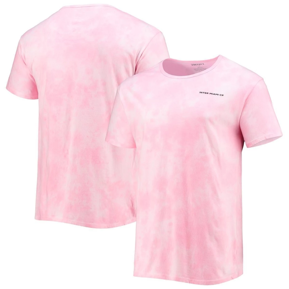 Wholesale π Women's ZooZatz Pink Inter Miami CF Oversized Tie-Dye Tunic β - Image 2