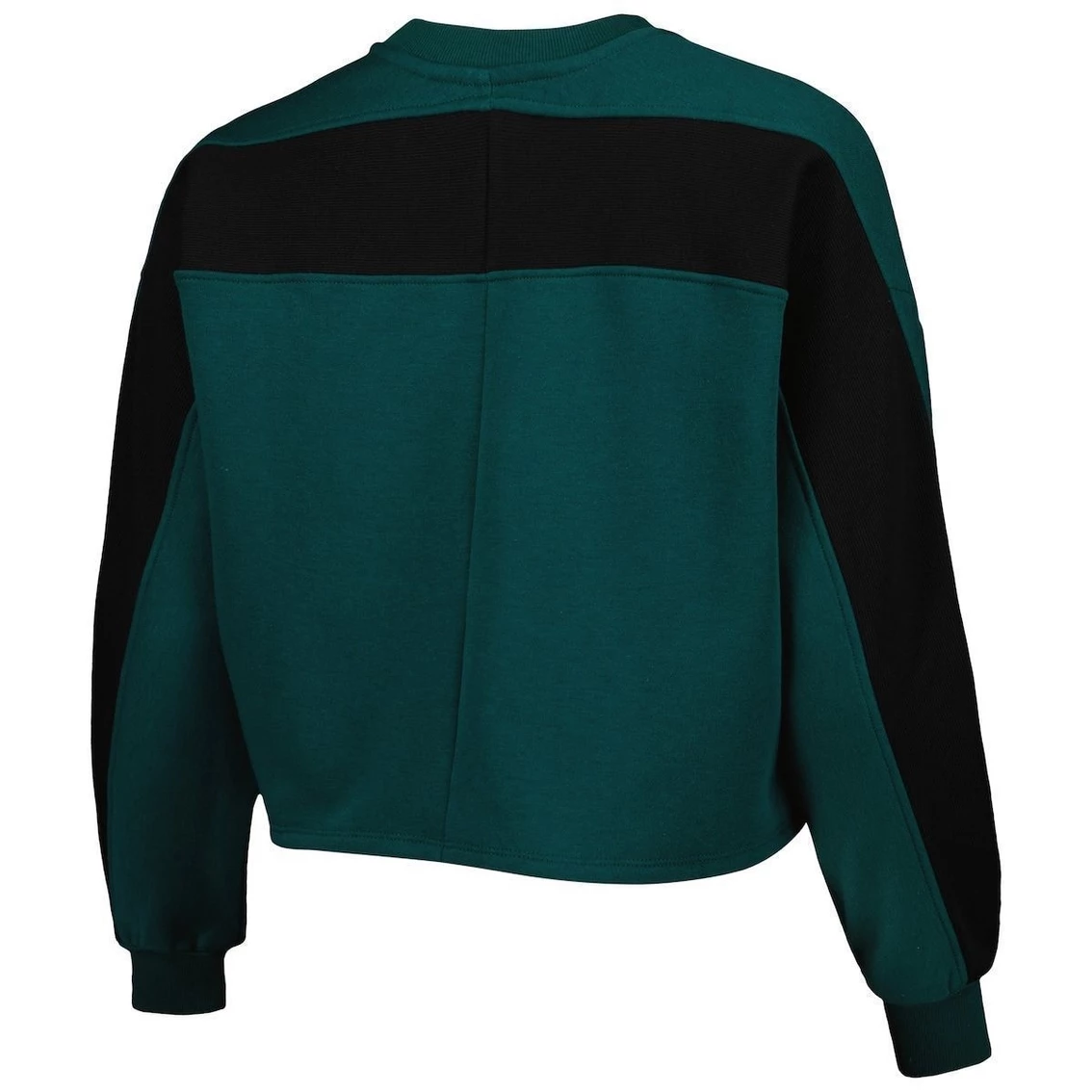 Best Pirce π Women's Gameday Couture Green Michigan State Spartans Back To Reality Colorblock Pullover Sweatshirt π - Image 4