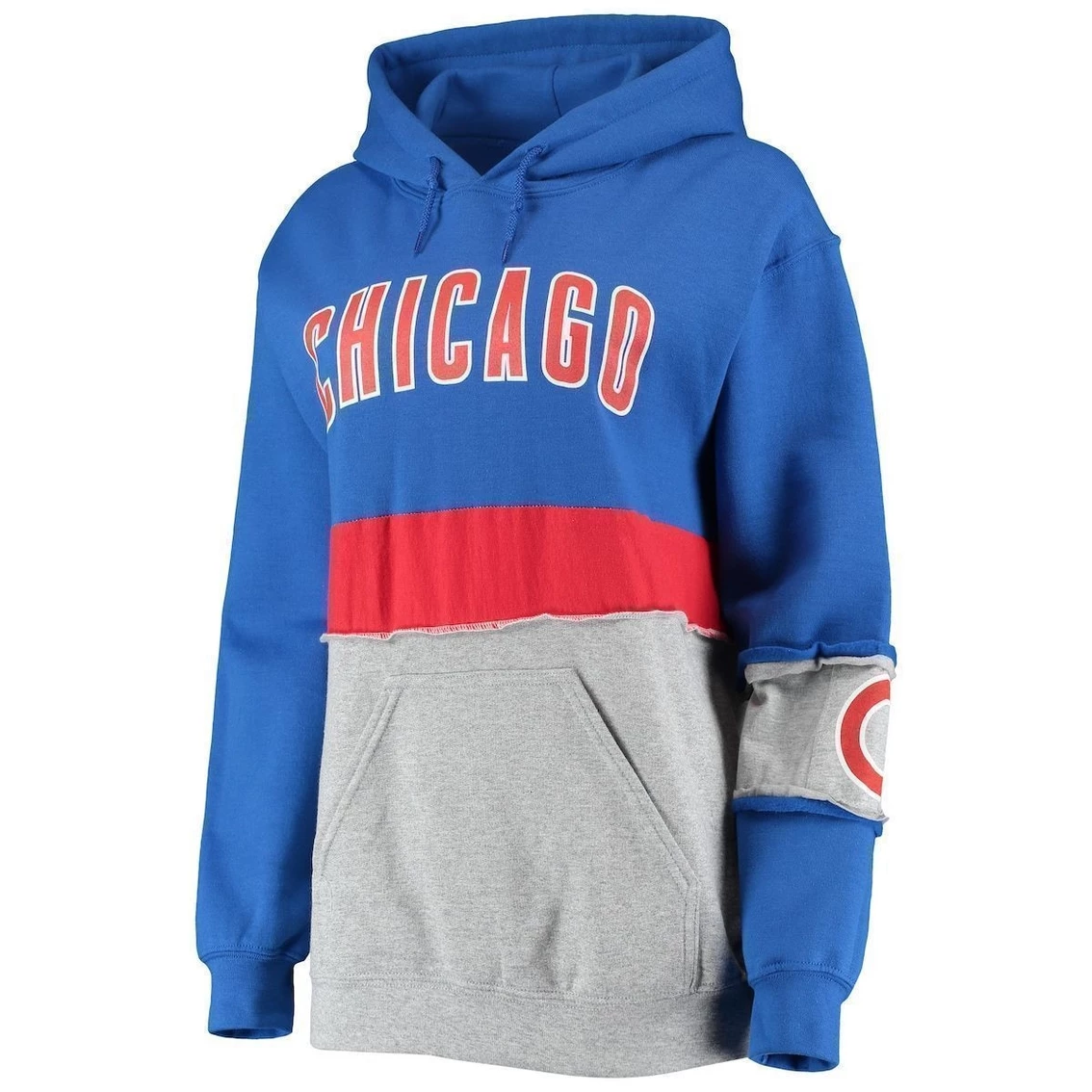 Top 10 π Women's Refried Apparel Royal Chicago Cubs Sustainable Pullover Hoodie π - Image 3