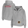 Hot Sale 🥰 Women's WEAR By Erin Andrews Heather Gray Chicago Blackhawks Full-Zip Hoodie 👍