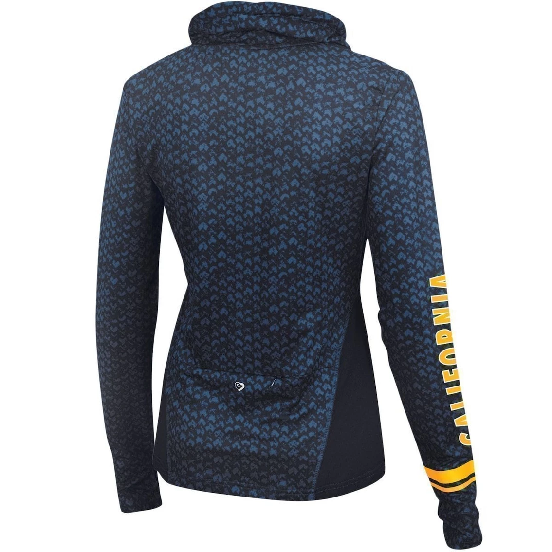 Cheap π Women's Colosseum Navy Cal Bears CO3 Scaled Cowl Neck Pullover Hoodie βοΈ - Image 4